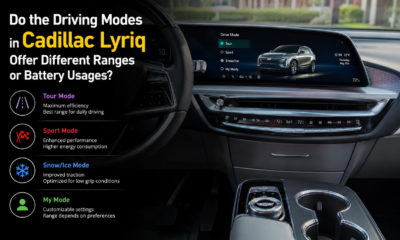 Do the Driving Modes in Cadillac Lyriq Offer Different Ranges or Battery Usages?
