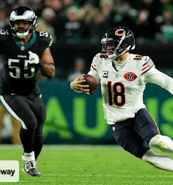 chicago bears vs philadelphia eagles match player stats